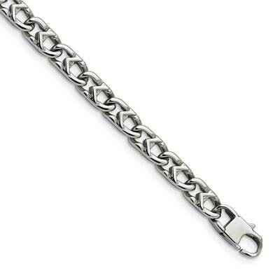 6mm Bracelet Stainless Steel Polished SRB1268-8.5 by Chisel, MPN: SRB1268-8.5, 886774672236