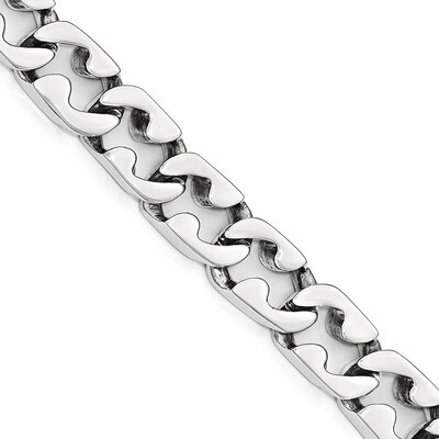 Polished Large Link Bracelet - Stainless Steel SRB1617-8.5 by Chisel, MPN: SRB1617-8.5, 886774750255