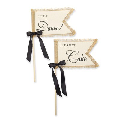 I Do Set of 2 Wedding Flags GM11842
