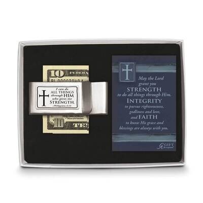 I Can Do All Things Dble Money Clip Gift Boxed with Card GM21149, MPN: GM21149, 785525296625