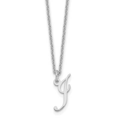 Letter I Initial Necklace 10k White Gold 10XNA756W/I, MPN: 10XNA756W/I,