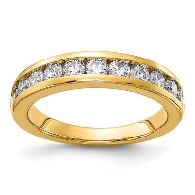 14K 11-Stone Si1/Si2, G H I, Channel Band Lab Grown Diamond RM4395B-100-LG, MPN: RM4395B-100-LG, 88…