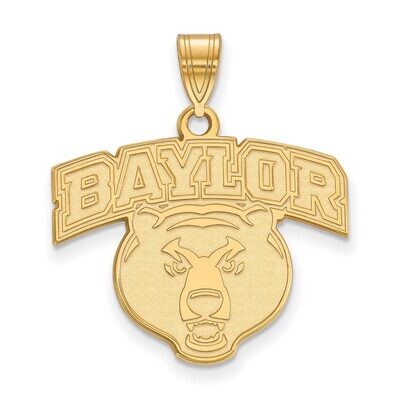 Baylor University Large Pendant 10k Yellow Gold 1Y025BU, MPN: 1Y025BU, 886774813110