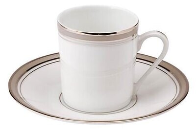 Deshoulieres Excellence Grey Coffee Saucer SC-RI7183, MPN: SC-RI7183, 3104361014915