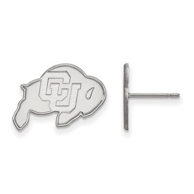 University of Colorado Small Post Earring 10k White Gold 1W008UCO, MPN: 1W008UCO, 886774776835