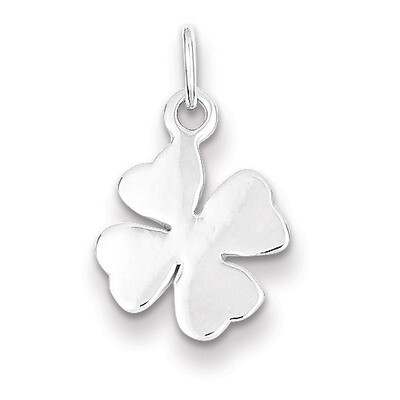 4 Leaf Clover Charm Sterling Silver QC6213, MPN: QC6213, 883957915104