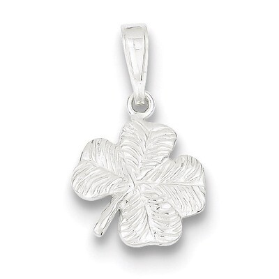 4-leaf Clover Charm Sterling Silver QC3884, MPN: QC3884, 883957975269