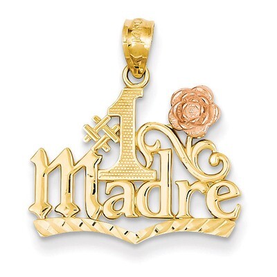 Yellow &amp; Rose Gold #1 Madre Pendant 14K C2988, MPN: C2988, 886774089102