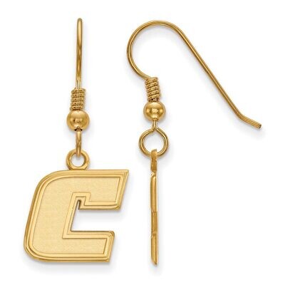 The University of Tennessee at Chattanooga Small Dangle Earring Wire Gold-plated Silver GP003UTC, M…