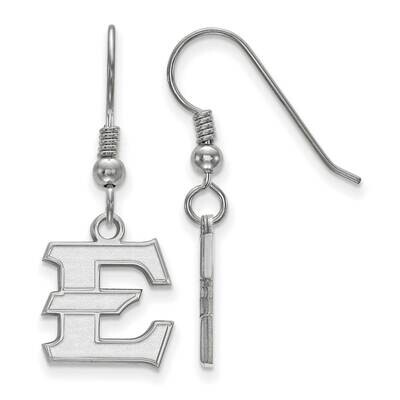 East Tennessee State University Small Dangle Earrings Wire Sterling Silver Rhodium-plated SS006ETS,…