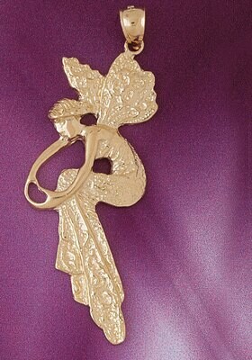 Dazzlers Jewelry Tooth Fairy Pendant Necklace Charm Bracelet in Yellow, White or Rose Gold 5587, MP…
