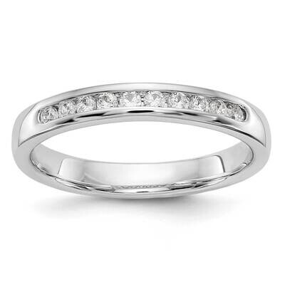 10-Stone Diamond Channel Band 14k White Gold RM3317B-020-WAA, MPN: RM3317B-020-WAA,