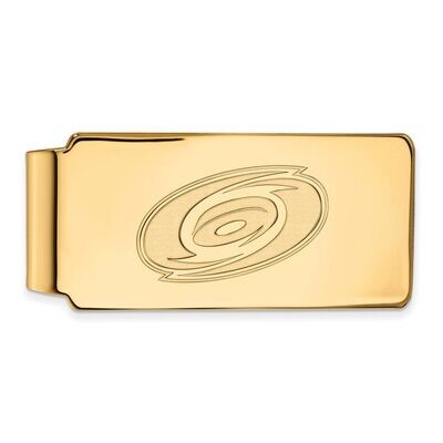 Carolina Hurricanes Money Clip 10k Yellow Gold 1Y005HUR, MPN: 1Y005HUR, 886774734941