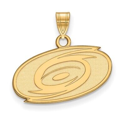 Carolina Hurricanes Small Pendant 14k Yellow Gold 4Y001HUR, MPN: 4Y001HUR, 886774738147