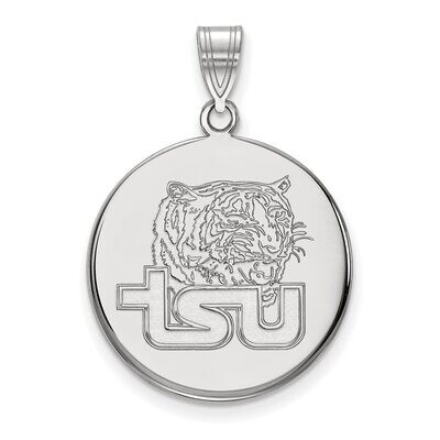 Tennessee State University Large Enamel Disc Pendant Sterling Silver SS001TES, MPN: SS001TES, 88677…