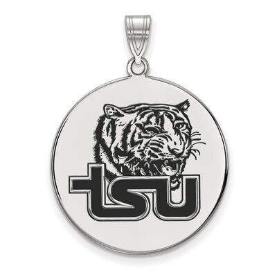 Tennessee State University XLarge Enamel Disc Pendant Sterling Silver SS003TES, MPN: SS003TES, 8867…