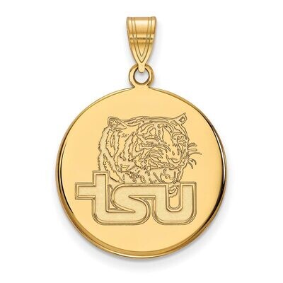 Tennessee State University Large Enamel Disc Pendant Gold-plated Silver GP001TES, MPN: GP001TES, 88…
