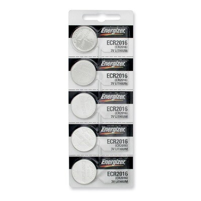Energizer Lithium Batteries Package of 5 WB2016, MPN: WB2016, 39800088574