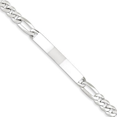8.5 Inch ID Bracelet Sterling Silver QID188-8.5, MPN: QID188-8.5, 191101191626