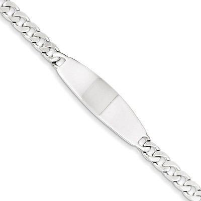 8.5 Inch ID Bracelet Sterling Silver QID181-8.5, MPN: QID181-8.5, 191101191497