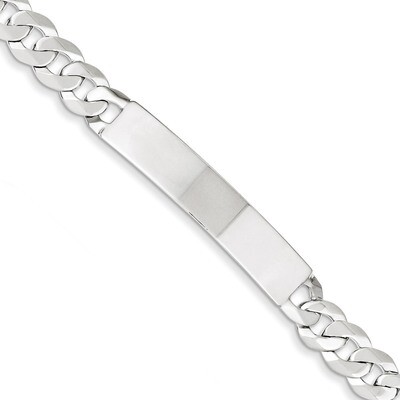 8.5 Inch ID Bracelet Sterling Silver QID199-8.5, MPN: QID199-8.5, 191101106149