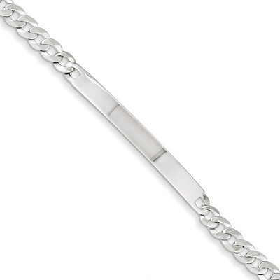 7.5 Inch ID Bracelet Sterling Silver QID196-7.5, MPN: QID196-7.5, 191101191640