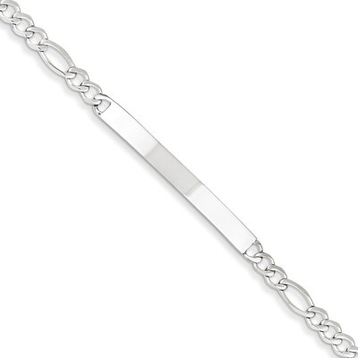 7.5 Inch ID Bracelet Sterling Silver QID184-7.5, MPN: QID184-7.5, 191101191947