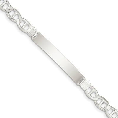 Anchor ID Bracelet 7 Inch Sterling Silver QAD180-7, MPN: QAD180-7, 886774082189