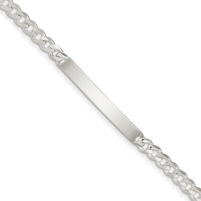 Curb ID Bracelet 7 Inch Sterling Silver QCD150-7, MPN: QCD150-7, 886774099750