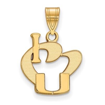 University of Miami Large I love Logo Pendant Gold-plated Silver GP020UMF, MPN: GP020UMF, 886774925…