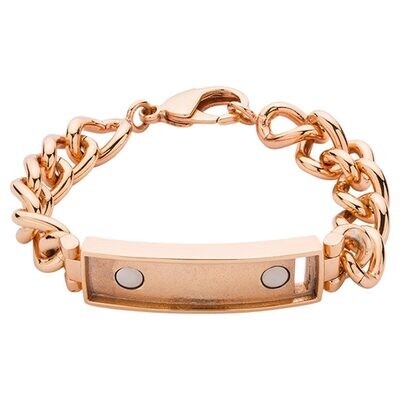 Nikki Lissoni Rose Gold-plated Bracelet of 17cm For Medium Magnetic Tags TB02RG17M, MPN: TB02RG17M,…