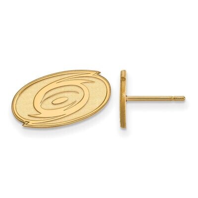 Carolina Hurricanes x-Small Post Earring 14k Yellow Gold 4Y004HUR, MPN: 4Y004HUR, 886774862378