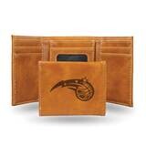 NBA Orlando Magic Brown Faux Leather Trifold Wallet GC7727, MPN: GC7727, 767345899118