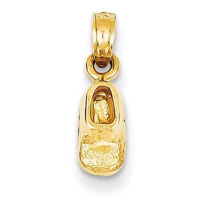 Baby Shoe Charm 14k Gold K4766, MPN: K4766, 637218163250
