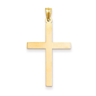 Engravable Cross Charm 14k Gold REL79, MPN: REL79, 886774619170