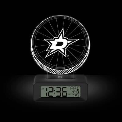 Game Time Dallas Stars LED 3D Illusion Alarm Clock GM25318-DAL, MPN: GM25318-DAL, 81006814133