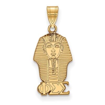 Phi Sigma Sigma Small Pendant Gold-plated Silver GP035PSS, MPN: GP035PSS, 191101102509