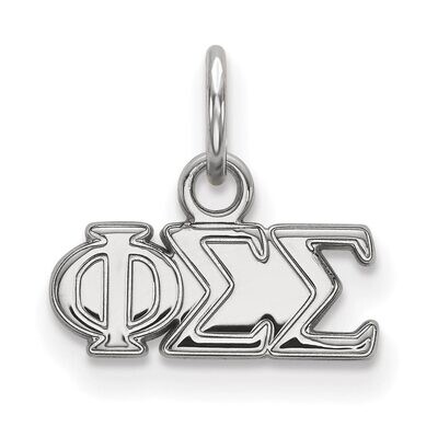 Phi Sigma Sigma Extra Small Pendant Sterling Silver SS001PSS, MPN: SS001PSS, 886774598390