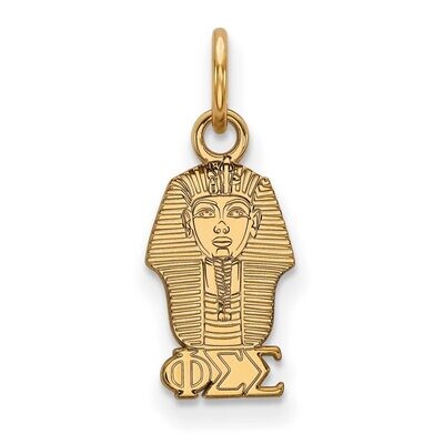 Phi Sigma Sigma Extra Small Pendant Gold-plated Silver GP034PSS, MPN: GP034PSS, 191101102493