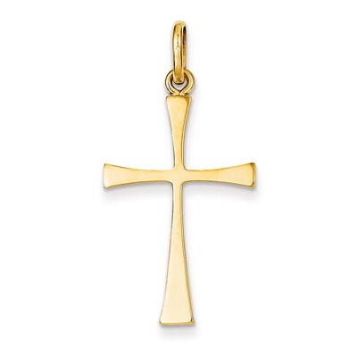 Cross Pendant 14k Gold Polished K1167, MPN: K1167, 658226127294