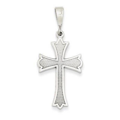 Cross Pendant 14k White Gold K375, MPN: K375, 883957394527