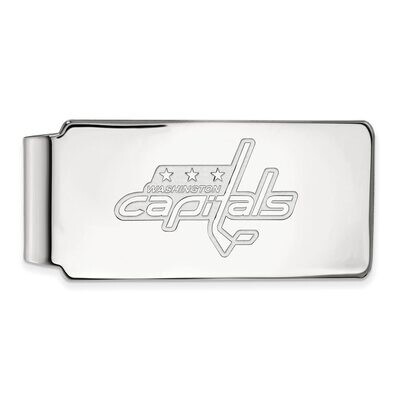 Washington Capitals Money Clip 10k White Gold 1W015CAP, MPN: 1W015CAP, 886774733739
