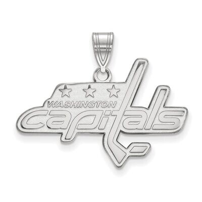 Washington Capitals Large Pendant Sterling Silver SS004CAP, MPN: SS004CAP, 886774745268