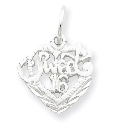 Sweet 16 Charm Sterling Silver QC3076, MPN: QC3076, 886774759906
