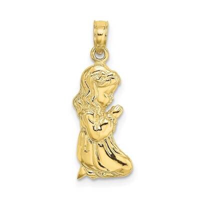 Praying Girl Charm 10k Gold 10D1721, MPN: 10D1721,