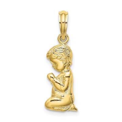Praying Boy Charm 10k Gold 10D1722, MPN: 10D1722,