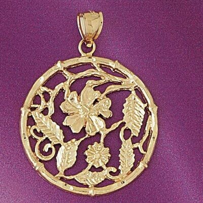 Dazzlers Jewelry Rose Stem Pendant Necklace Charm Bracelet in Yellow, White or Rose Gold 7000, MPN:…