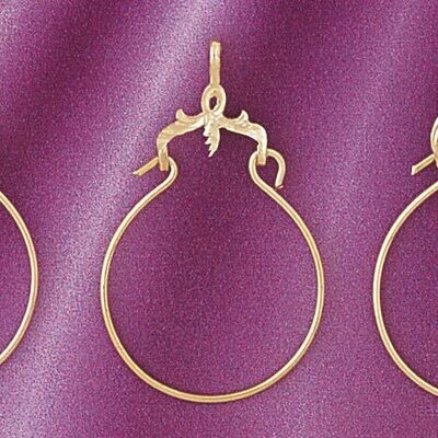 Dazzlers Jewelry Holder Pendant Necklace Charm Bracelet in Yellow, White or Rose Gold 4294, MPN: DZ…