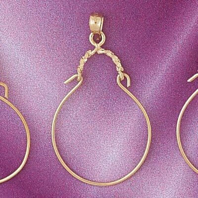 Dazzlers Jewelry Holder Pendant Necklace Charm Bracelet in Yellow, White or Rose Gold 4292, MPN: DZ…