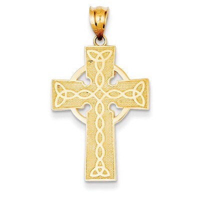 Irish Cross Pendant 14k Gold K5143, MPN: K5143, 883957524450